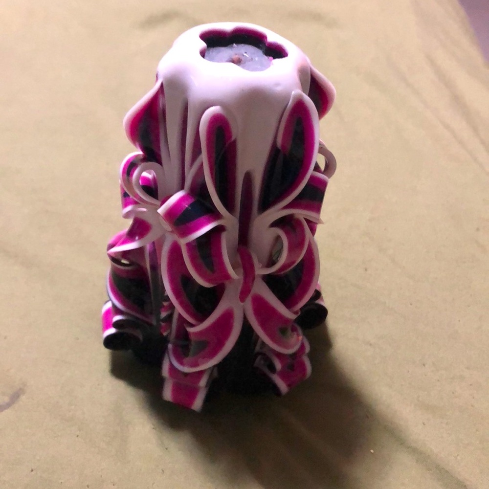 Handmade wax candle